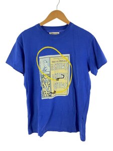 Maison Margiela◆Tシャツ/XL/コットン/BLU/プリント/S51GC0514 S20079