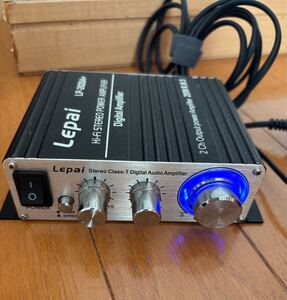 Lepai LP-2020A デジタルアンプ Amplifier ブラック　通電のみ確認