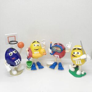 refle● レア！m&m フィギュア スポーツ　ヴィンテージ 4個セット　腕動きます♪