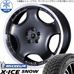 235/55R20 スタッドレスタイヤホイールセット レクサスRX etc (MICHELIN XICESNOW & NOVARIS ASSETE D1 5穴 114.3)