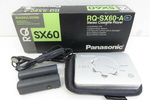 16857 上605-441　カセットプレーヤー　RQ-SX60　Panasonic　パナソニック　本体　ポータブル　レトロ　中古品　ヤ60