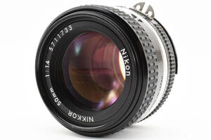 【美品】 Nikon Ai-s NIKKOR 50mm F1.4 Fマウント ニコン 標準 単焦点 大口径 動作確認済み #1620