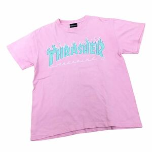 NC223 THRASHER スラッシャー 半袖 Tシャツ ティシャツ トップス カットソー メンズ M ピンク