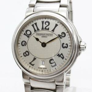 電池交換済み 【FREDERIQUE CONSTANT フレデリックコンスタント】 FC220x1H5/6 デイト クォーツ/QZ レディース/メンズ 腕時計 稼働