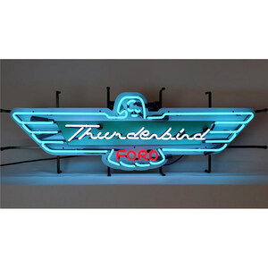 看板 ネオンサイン / FORD Thumnderbird フォード サンダーバード 高さ35.5×横101×奥行き10cm オ