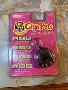 新品　Tiger Giga Pets 犬　海外版　育成ゲーム　たまごっち　スケルトン　レア　1997#301sea60