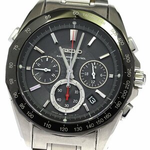 セイコー SEIKO SAGA027/8B82-0AA0 ブライツ クロノグラフ ソーラー電波 メンズ _758602【ev20】