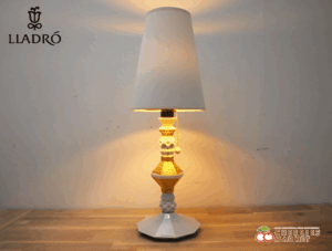 ◆展示品◆ LLADRO リヤドロ Belle de Nuit Large Lamp ベル・ドゥ・ニュイ ラージ ランプ テーブルランプ/テーブルスタンド/照明 28万