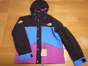 【送料無料 即決】日本未展開 THE NORTH FACE 86 RETRO MOUNTAIN JACKET ブラックxブルーxパープル M 新品 1986年マウンテン黒青紫 DRYVENT