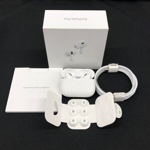 Apple AirPods Pro 2 A3047/A3048/A2968 MTJV3J/A 箱・附属品あり ペアリング解除済み【DAAG6026】