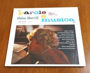 HELEN MERRILL（ヘレン・メリル）☆PAROLE E MUSICA（ローマのナイト・クラブ）☆CD☆紙ジャケ☆完全予約限定版