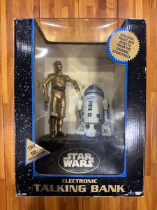 【 STAR WARS 】貯金箱 スター・ウォーズ 雑貨 C-3PO R2-D2 デッドストック フィギュア