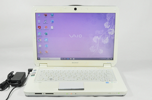 超美 人気 新品爆速SSD 新品ファン換装済 win10 office2019 即使用 VAIO VGN-CS50B　高速Core2 P8400/快適4GB/爆速新品SSD240GB/DVD/無線