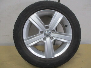 単品 VW フォルクスワーゲン ゴルフ7 TSI AUCJZ 純正 タイヤホイール 1本 6.5J×16 +46 PCD112 5穴 5G0601025