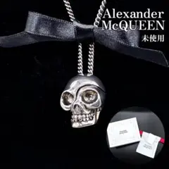 【未使用】Alexander McQUEEN ディバイデッド スカル ネックレス