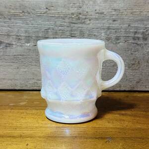 レア【Vintage】1960s 1970s Fire-King Kimberly Aurora Mug ファイヤーキング キンバリー オーロラ ヴィンテージ アンティーク