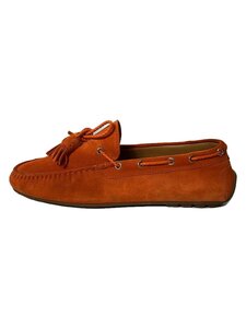 RALPH LAUREN◆ドライビングシューズ/デッキシューズ/UK7.5/オレンジ/スウェード/801867800001