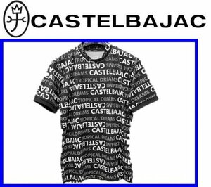 ★50(LL)★\20900〓CASTELBAJACカステルバジャック〓遮熱生地ロゴ昇華転写モックネック半袖Ｔシャツ99