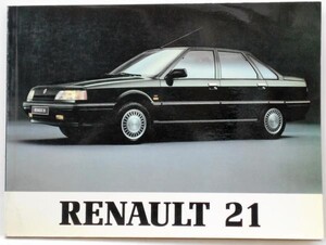 RENAULT 21 1989 OWNERS MANUAL