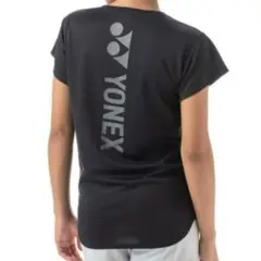 新品 YONEX ヨネックス レディース Ｔシャツ ブラック L