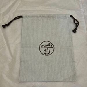 エルメス 保存袋 31×24 ヘリンボーン HERMES B3 布袋 巾着袋 袋