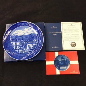 【未使用品】ROYAL COPENHAGEN(ロイヤル コペンハーゲン) イヤープレート 2004 ※箱、印刷物付き (管理番号：063102)