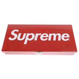 SUPREME シュプリーム Large Metal Storage Box ラージメタルストレージボックス レッド