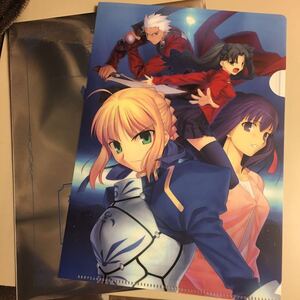 即決 なか卯×Fate/stay night 15th Celebration Project A5クリアファイル 非売品　送料￥198～