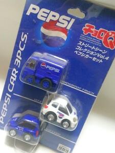 新品！貴重！チョロＱ　PEPSI　ペプシ　コレクション VOL.4　ペプシカーセット　2003年　サクシード・トラック・ヴィッツ