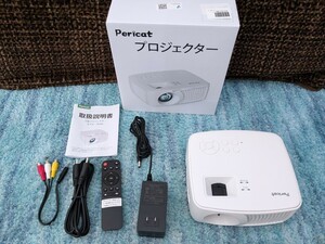 u0607u2702　プロジェクター 超小型 13000LM 1080PフルHD高輝度 5GWiFi&Bluetooth 300大画面 4K対応 ホームプロジェクター ZC001