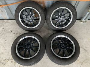 185/60R15 SEIBRLING SL201 21年製 G-SPEED 15×5.5J 中古ホイール付き４本セット