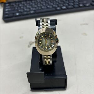 B4723【ヴィンテージ】RADO ラドー　バルボア　デイト　コンビ　自動巻　レディース時計