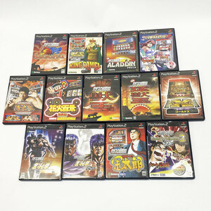 PS2 プレステ2 パチスロ ゲーム ソフト まとめ売り 北斗の拳 サラリーマン金太郎 猪木祭 など 中古品 現状品 yr0101 074