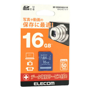 【ゆうパケット対応】ELECOM エレコム SDHCメモリカード MF-DSD016GU11R 16GB [管理:1000025597]