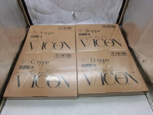 T【4ふ-54】【80サイズ】▲未開封/防弾少年団 BTS V テテ Dicon 写真集 ABCDタイプ 4セット/バンタン/フォトブック