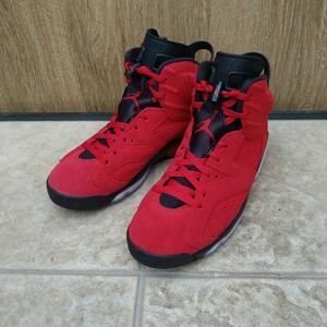  【即決 美品】 NIKE ナイキ 27.5cm AIR JORDAN 6 RETRO TORO BRAVO CT8529-600 エアジョーダン6 トロ ブラボー VARSITY RED 35002579