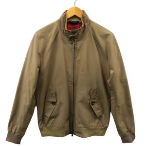 【格安】1,000円～ BARACUTA バラクータ スイングトップ ジップジャケット ベージュ系 サイズ38 [M6164]