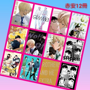 赤安12冊◆名探偵コナン　同人誌　赤井秀一×安室透　再録集2冊　Tachikawa absolution　完売品　再録