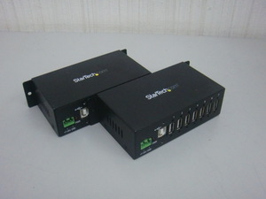 ☆2台セット！StatTech.com 7ポート産業用USB2.0ハブ ST7200USBM！(MID-2451)「60サイズ」☆