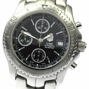 タグホイヤー TAG HEUER CT2111.BA0550 リンク クロノグラフ デイト 自動巻き メンズ 保証書付き_800320