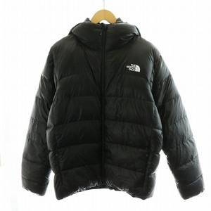 ザノースフェイス THE NORTH FACE ALPINE NUPTSE HD アルパインヌプシフーディ ダウンジャケット フード ナイロン アウター XL 黒