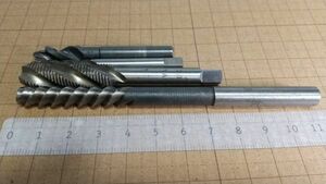 G89.　　4FH 3/8-24U　7.6mm　M5×0.8　SRM3　シャンクドリル・スパイラルタップ・リーマストレートシャンク