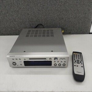 ◎0609k0403 ONKYO オンキョー INTEC MDレコーダー MD-133 2005年製