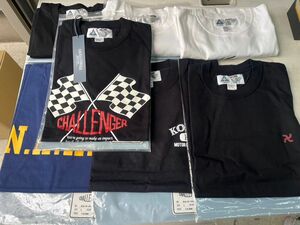 S10R25 CHALLENGER チャレンジャー Tシャツ ロンT L XL 7点セット 黒 白 ネイビー