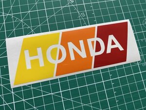 3色HONDAカッティングステッカー イエロー オレンジ 赤 豊田 トヨタ