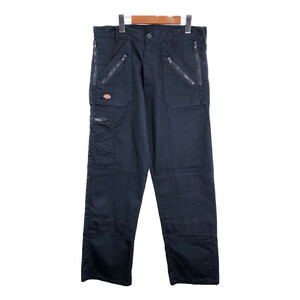 Dickies ディッキーズ ダブルニー ワーク パンツ ネイビー (メンズ W32) 中古 古着 R4216