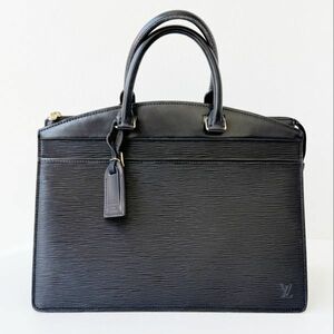 ◆ ルイ ヴィトン LOUIS VUITTON エピ リヴィエラ ハンドバッグ M48182 ノワール ブラック レザー メンズ レディース ビジネス かばん