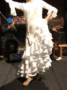 超美品　大きいサイズ３L　167cm イベリア　フラメンコ発表会用ドレス　セットアップ　フラメンコ衣装　フラメンコドレス