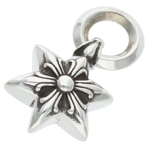 クロムハーツ Chrome Hearts STAR CHARM/6ポイントスターチャーム シルバーネックレストップ 中古 OM10