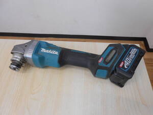 27891 中古 makita マキタ 充電式ディスクグラインダ GA001G バッテリ付き BL4025 動作確認済み ケースなど無し 電動工具 現場 工場